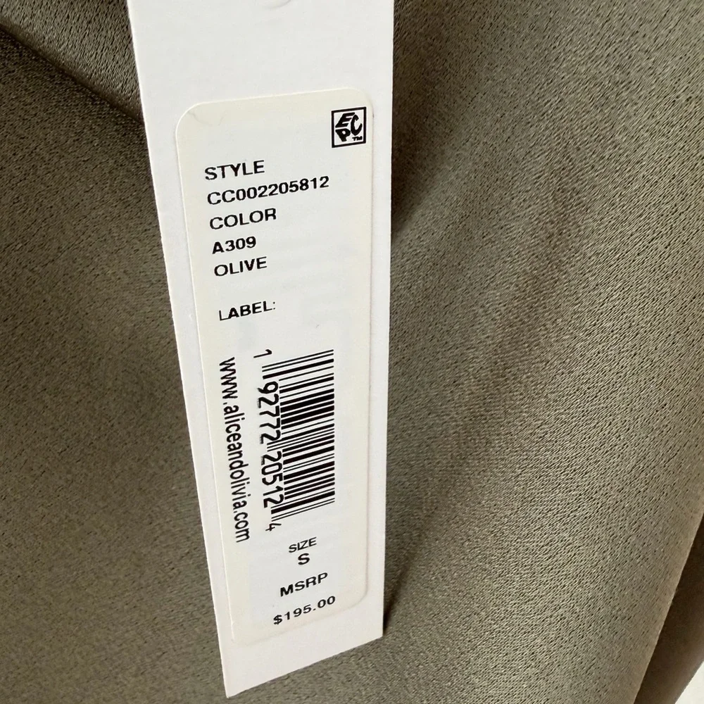 Alice + Olivia Olive Green Camisole - Picture 5 of 6